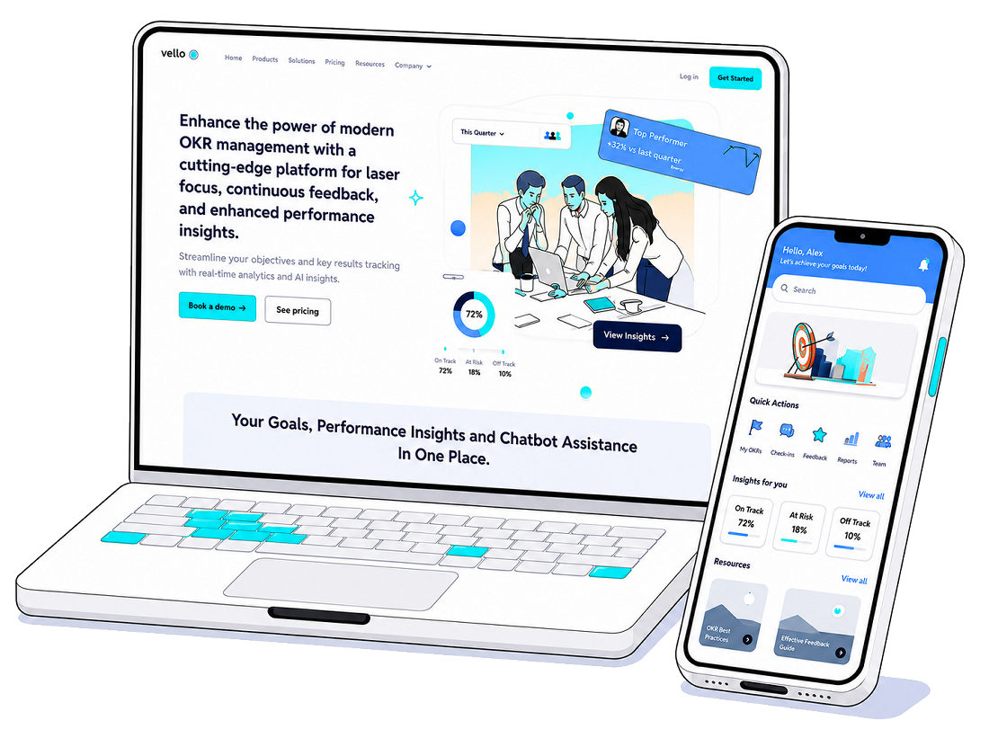 A real Veloce product running on desktop and mobile